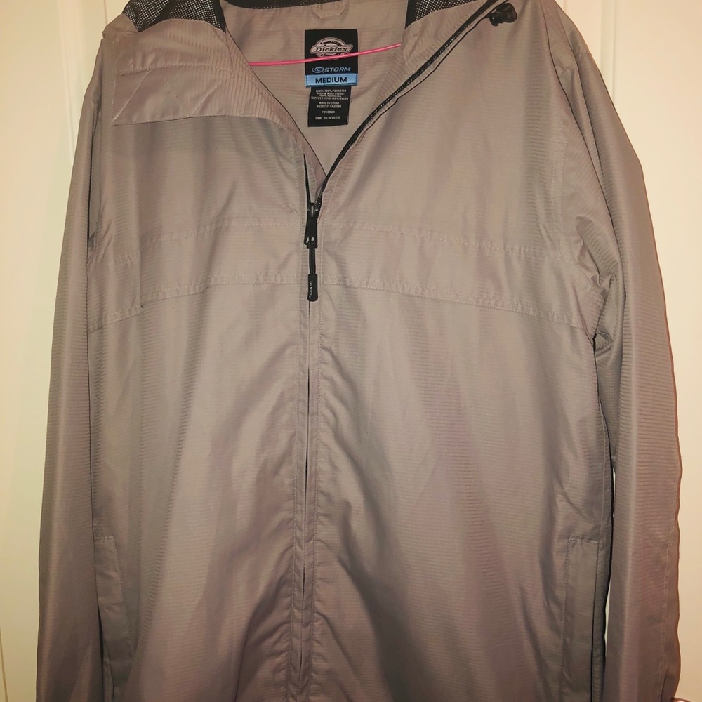 Windbreaker grey jacket